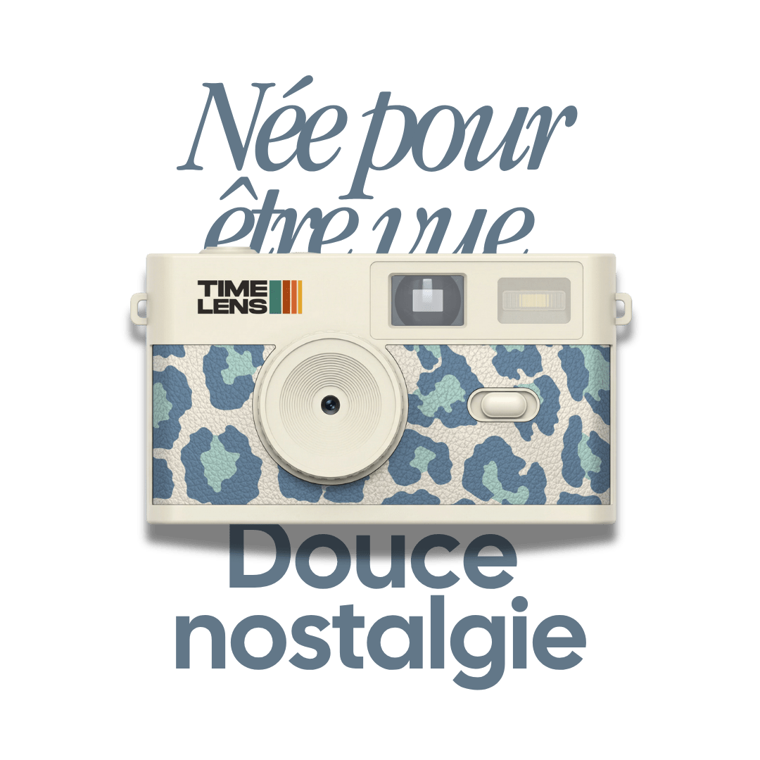 Appareil photo TimeLens® Cream Sky Leopard