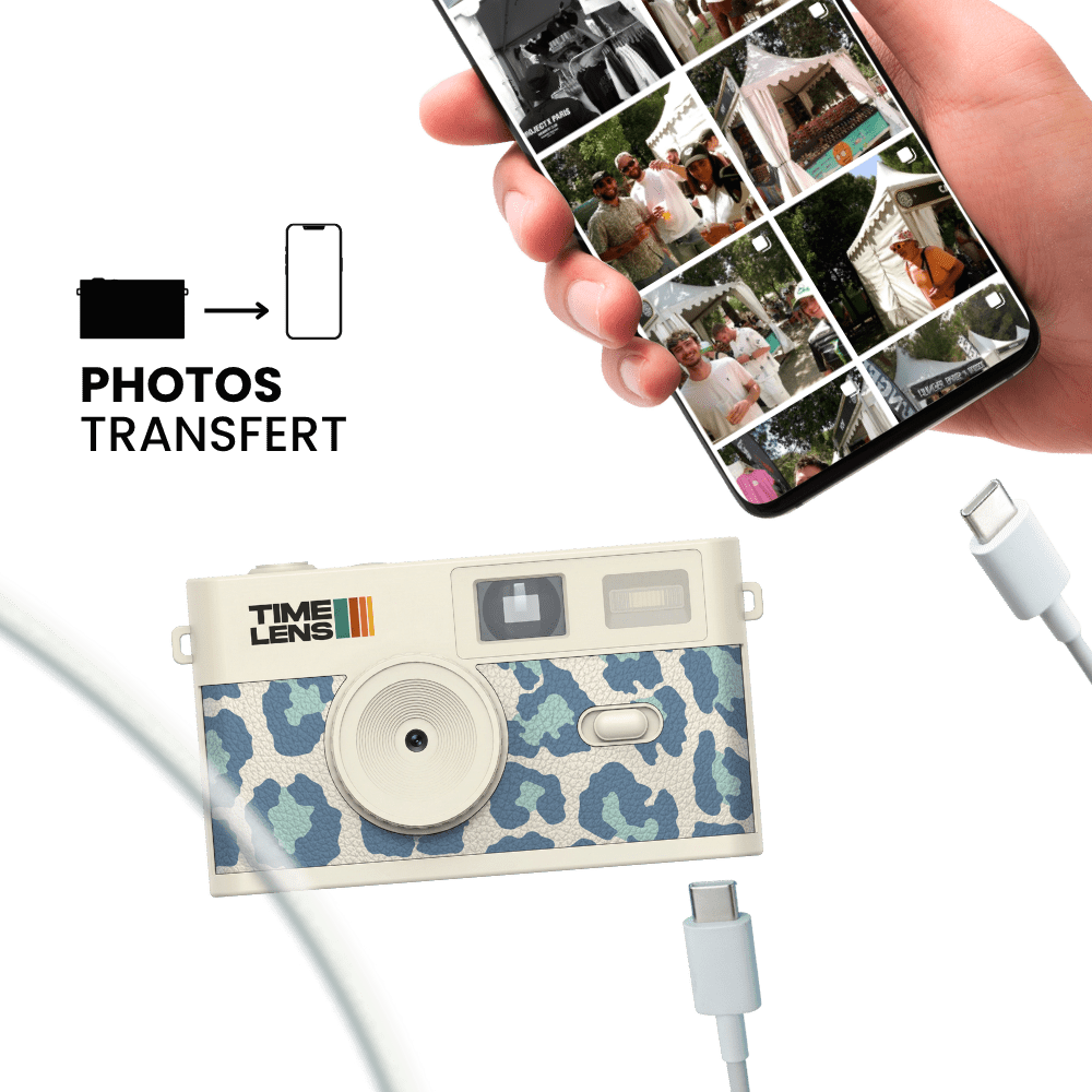 Appareil photo TimeLens® Cream Sky Leopard