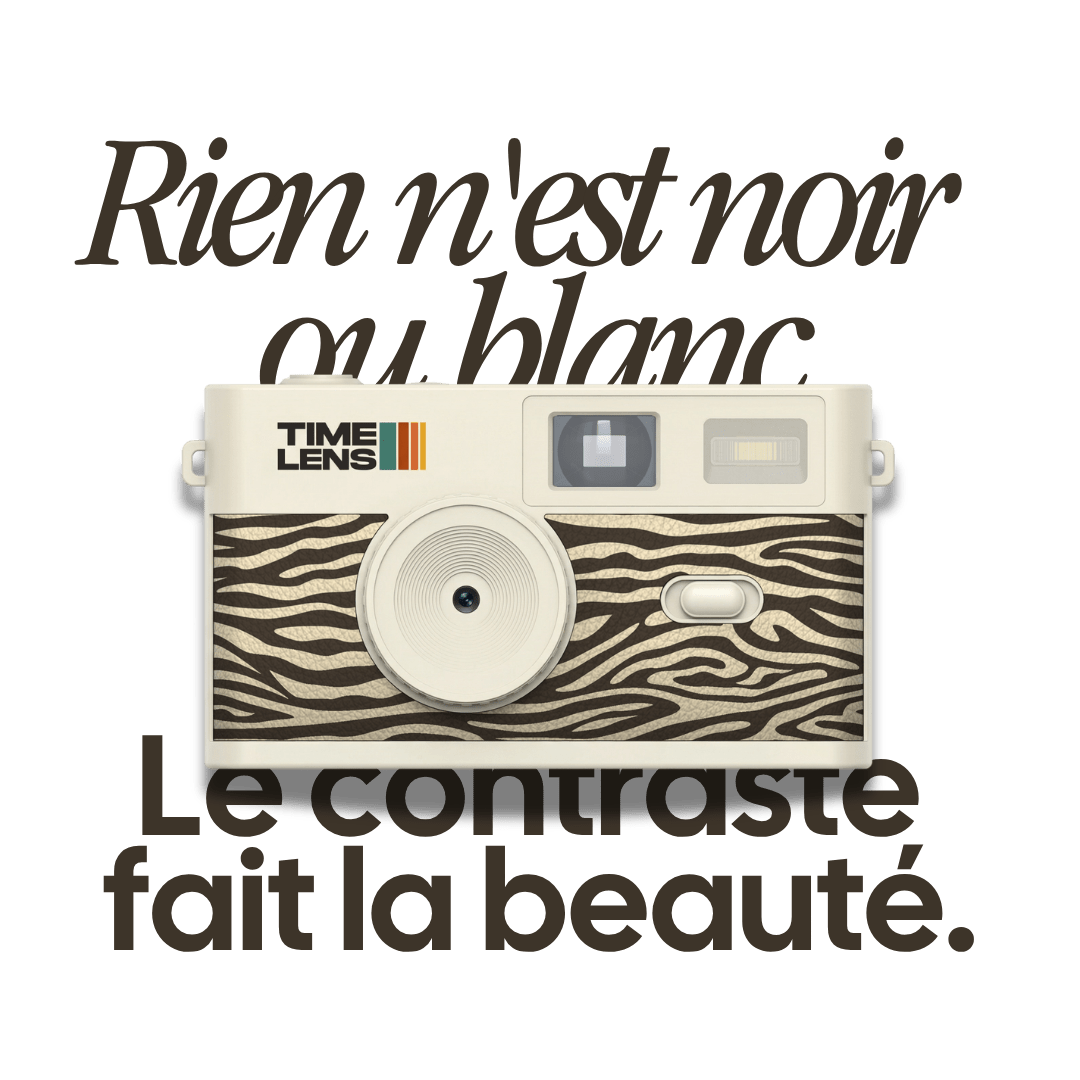 Appareil photo TimeLens® Cream Zebra
