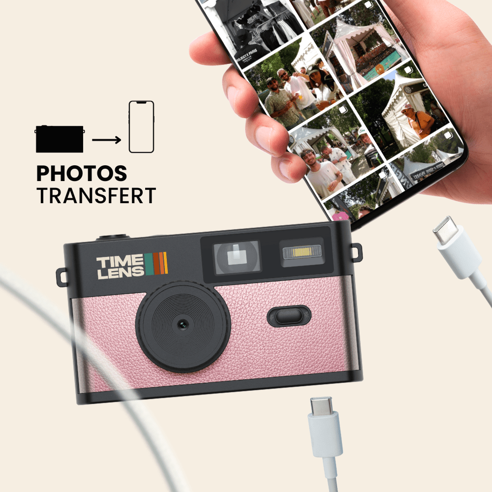 Appareil photo TimeLens® POP EDITION 80's PINK GOLD