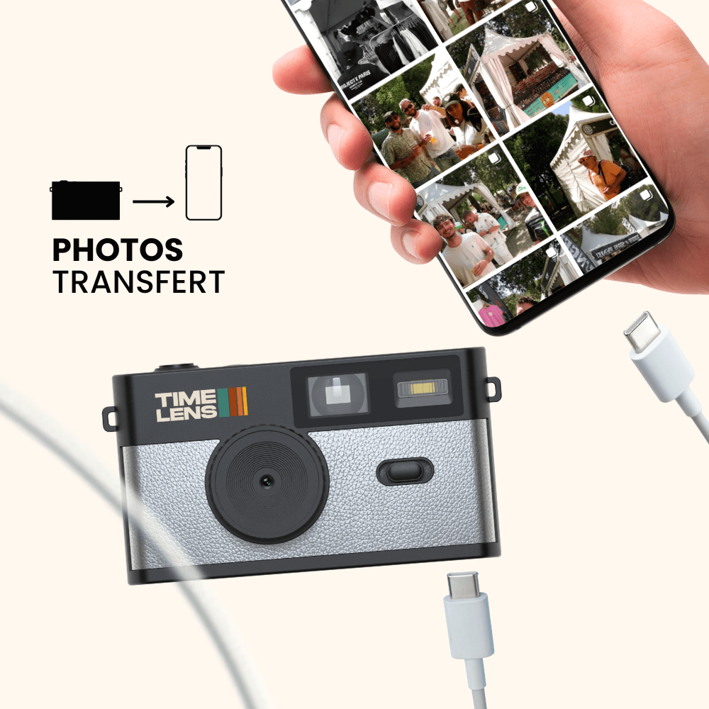Appareil photo TimeLens® POP EDITION 80's SILVER