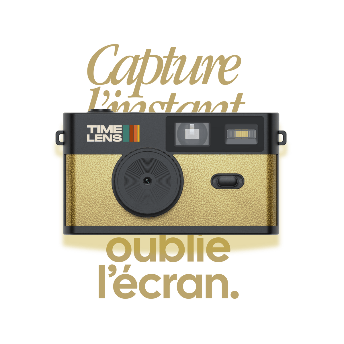 Appareil photo TimeLens® POP EDITION 80's Gold