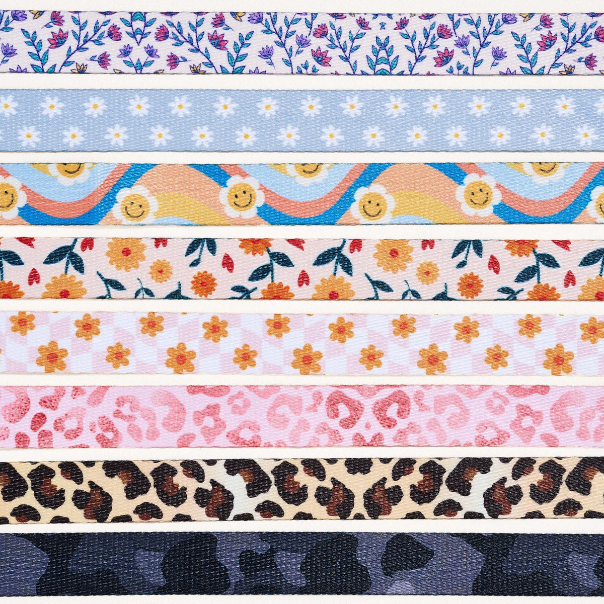 Sangle bandoulière 2 points "Sunset Bloom"